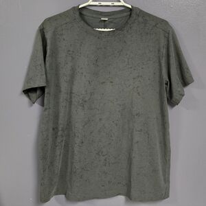 Lululemon All Yours Organic Cotton T-Shirt *Wash Grey Black Size S